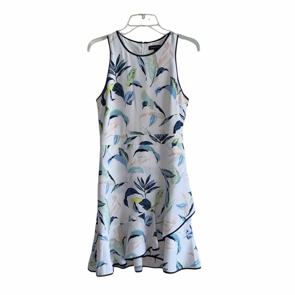 Banana Republic Dresses & Skirts - Banana Republic Floral Ruffle Wrap Racerback Dress Size 4